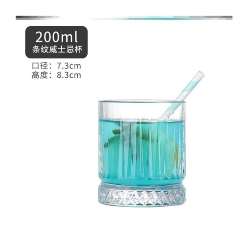 lead-free wine whiskey glass home beer glass cup set europea