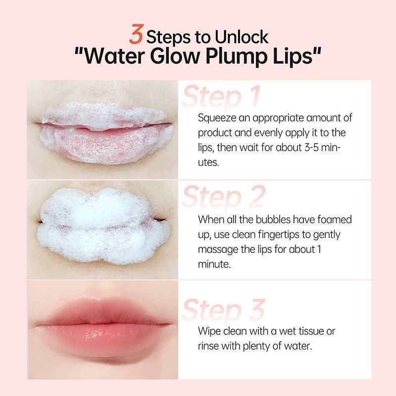 Whitening Cream Nourish Lips Care Bubble Lip Balm Mask Moist