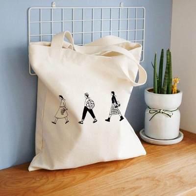 Ladies Handbags Canvas Tote Bag Cotton Cloth Shoulder Shoppe