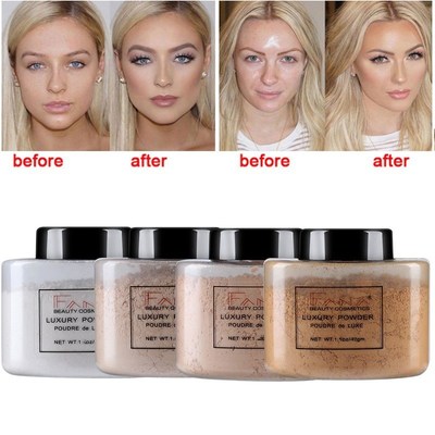 Face Foundation Powder Professional Makeup Setting Loose