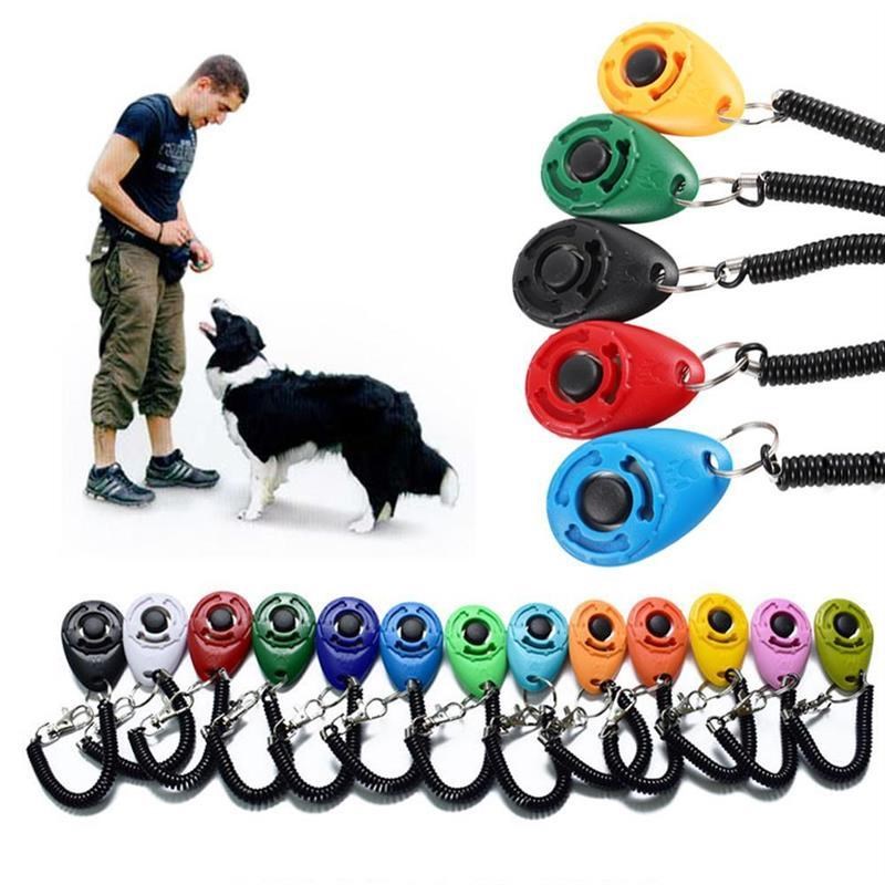 Pet Products Pet cat Dog Training Clicker Plastic New Dogs