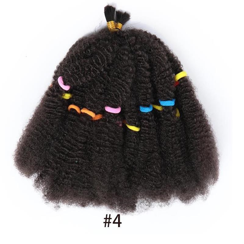 Marley Afro Kinky Crochet braids Twist Marley Braid Hair假发