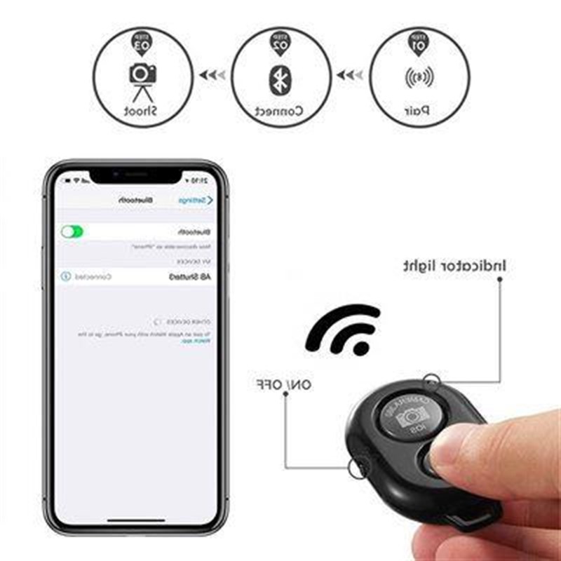 Tripod stand for Phone camera Holder mount Bluetooth remote