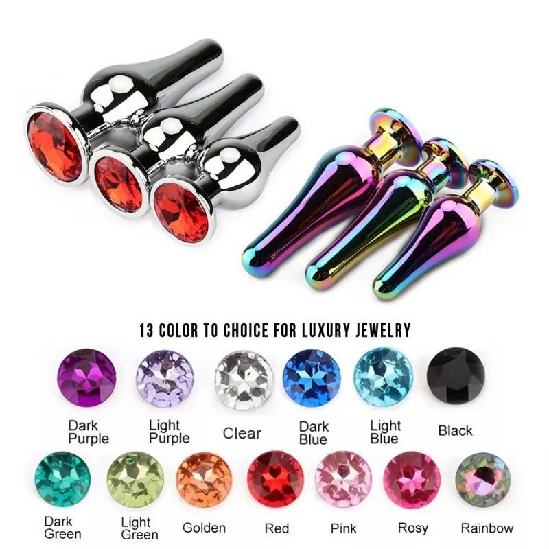 Metal Steel Anal Plug Sex Toys for Gay Man Annal Exme Deep