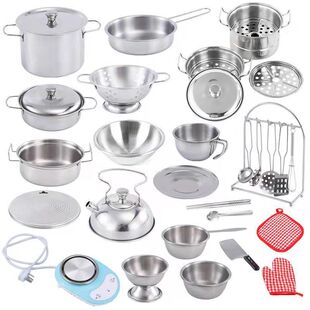 迷你厨房做饭真煮套装儿童食玩可烹饪工具真实小厨具女孩男孩玩具