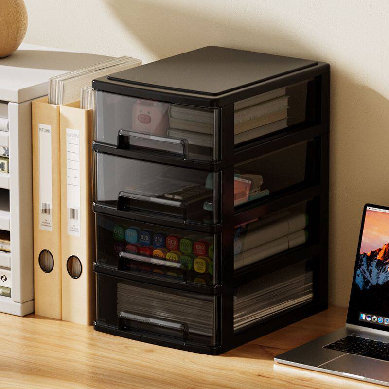 透明桌面收纳盒小抽屉式书桌上收纳柜塑料文具杂物箱迷你储物盒子