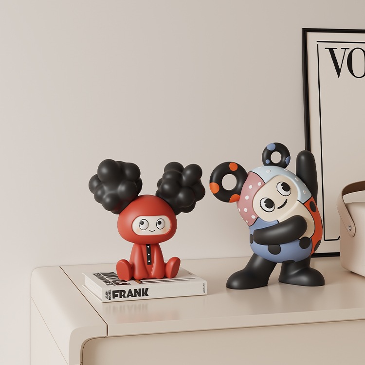 奶油风酒柜装饰品摆件客厅电视柜家居摆设样板房软装乔迁新居礼物