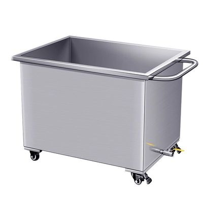 不锈钢水箱方形储水箱储物箱工业储水桶移动式手推车浸泡池卤煮桶