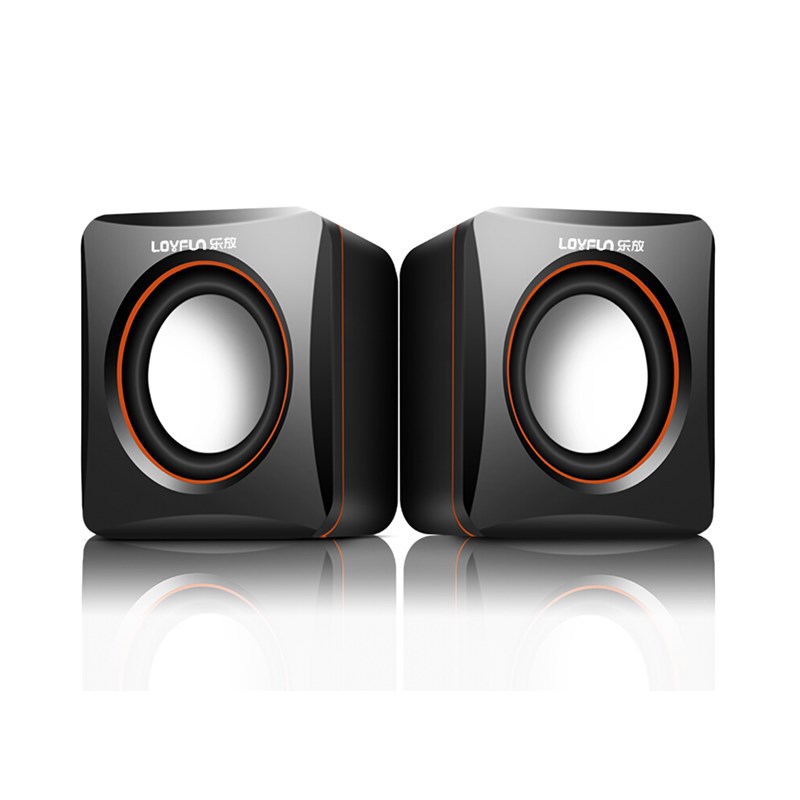 乐放小方块usb桌面2.0小音箱 台式电脑笔记本小音响 电脑配件