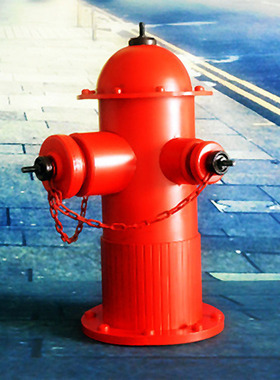 铁艺复古消防水栓模型家居软装饰品创意摆件酒吧橱窗陈列道具