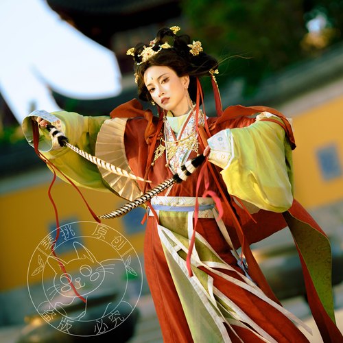 晋制复原汉服神仙服垂胡袖