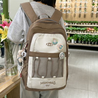 做工好面料厚容量大学生书包