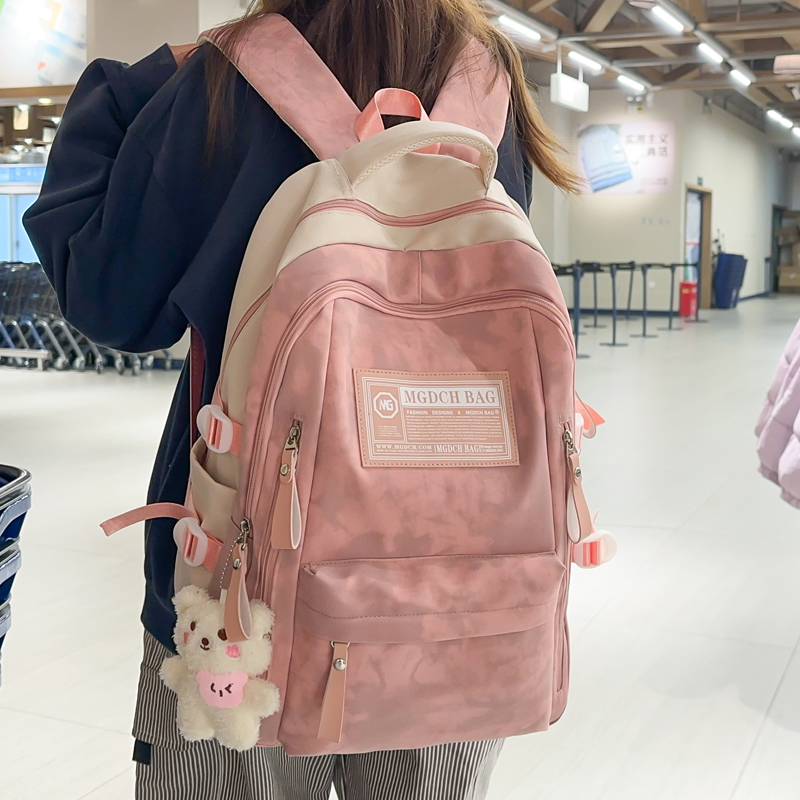 做工好面料厚容量大学生书包