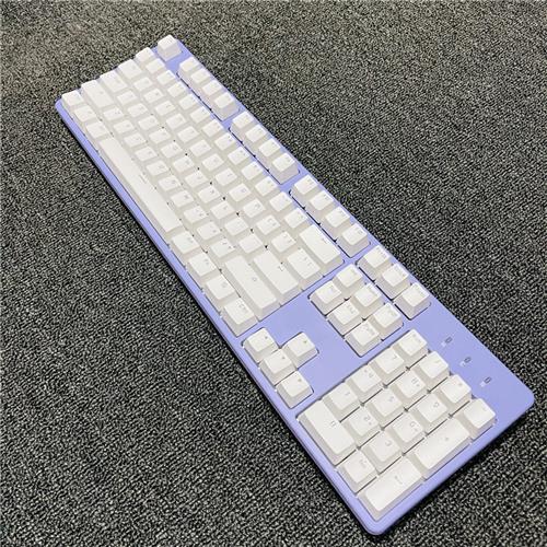 凡酷三代F104机械键盘高特插拔青轴茶轴红轴黑轴键线分离白光吸磁