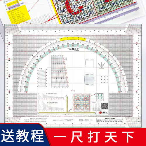 地理坐标尺地形学一尺打天下