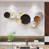 客厅墙面装 饰品沙发电视背景墙壁饰轻奢挂件餐厅玄关墙上盘子墙饰