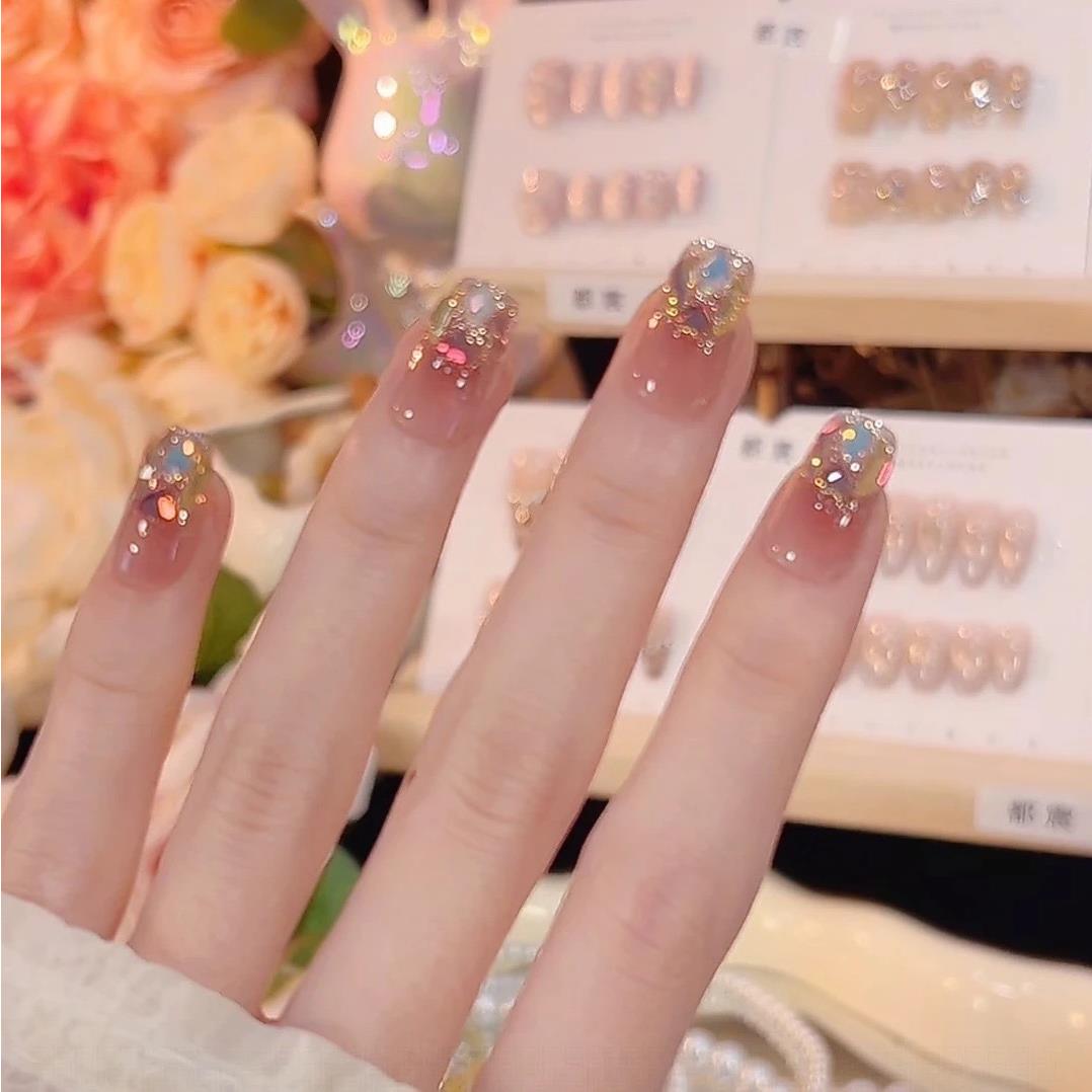 【嘉年华】纯手工高定猫眼手工穿戴甲气质美甲百搭仙女款