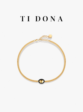 TI DONA 珐琅金色复古手链轻奢小众精致高级感气质原创设计新款女