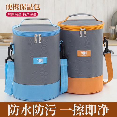 秋冬带饭便携手提保温包