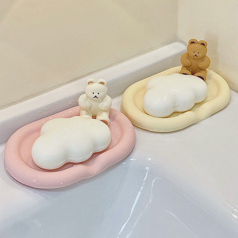 几所硅胶肥皂盒沥水防泡发