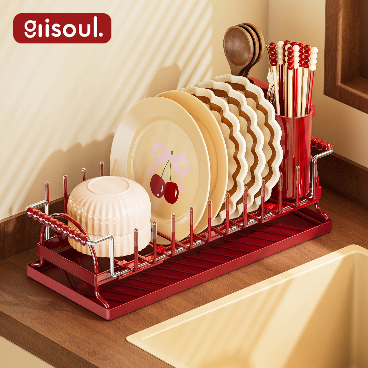 碗碟收纳架厨房碗盘沥水架置物架放碗筷盘子餐具收纳架多功能碗架,厨房/烹饪用具,碗架,淘宝优惠券,粉丝福利购,淘宝优惠卷