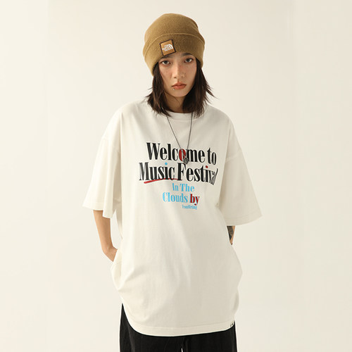 FROMWRTING短袖无性别重磅棉T恤