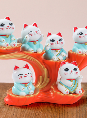 创意可爱猫小摆件桌面装饰品