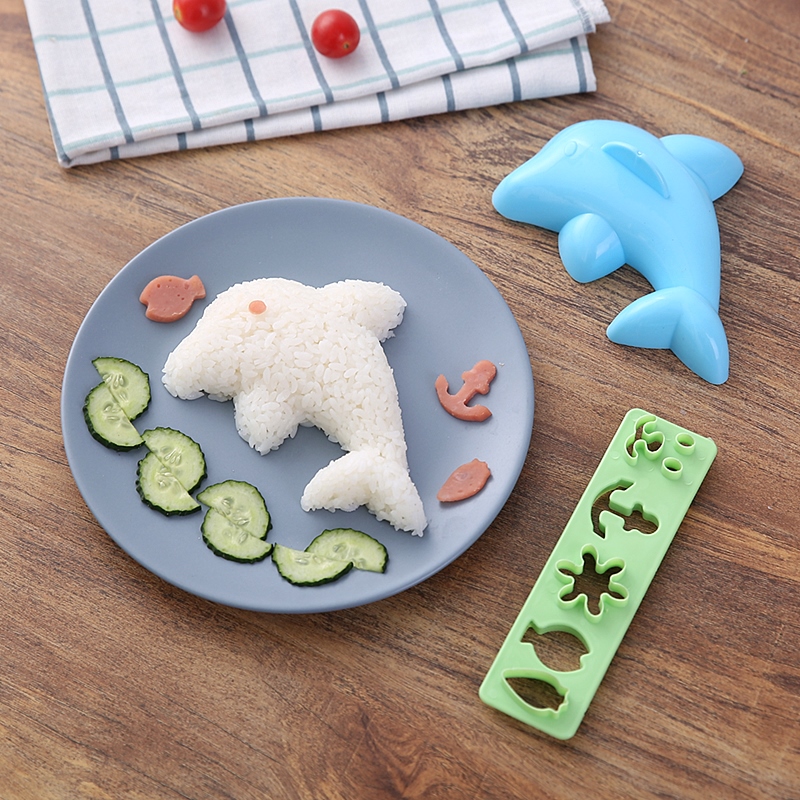 辉漫小兔子海豚饭团模具