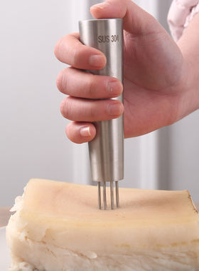 炸扣肉针304不锈钢超细腌肉类入味工具猪皮扎孔松肉断筋打眼神器