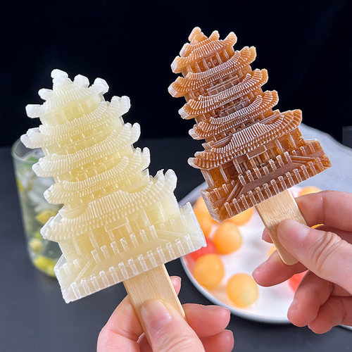 阁楼造型景区文创雪糕模具