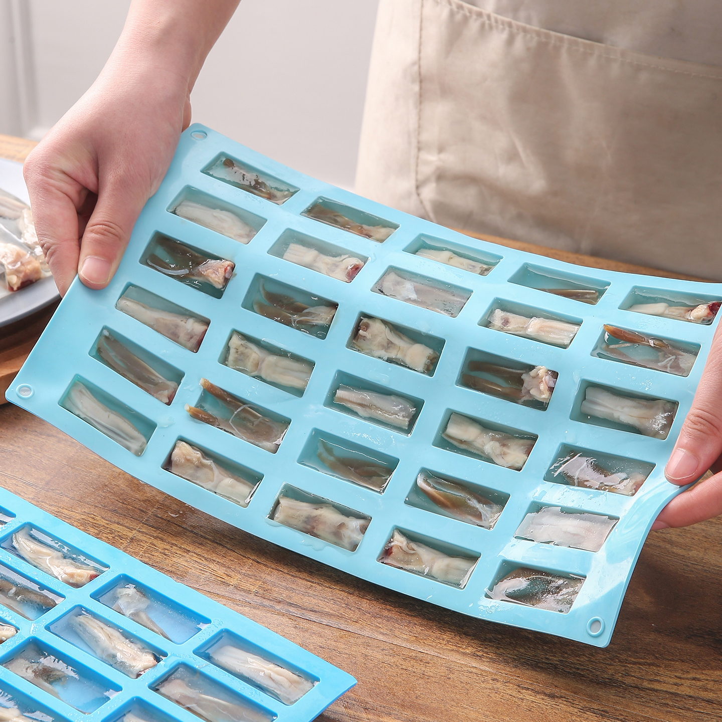 意境菜水晶鸭舌制作模具