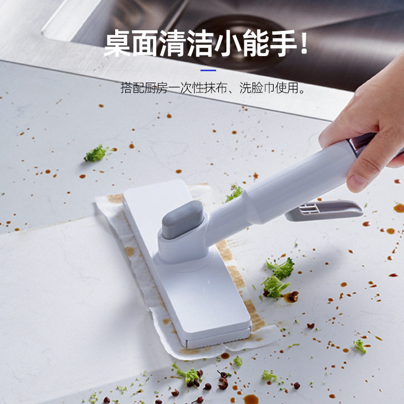 厨房家用多功能清洁刷带喷壶一次性洗脸巾清洁刷头懒人抹布替换头