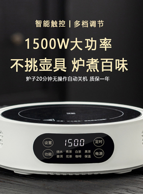 2025新款电陶炉煮茶器茶炉家用玻璃烧水泡茶壶电磁炉养生壶电热炉