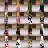 无袖 3D印花V领复古连衣裙 女装 连衣长裙亚马逊wish欧美风夏季 新款