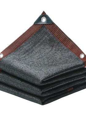 遮阳网遮阴隔热防晒网加密加厚家用车用大棚养殖农用黑色遮光户i.