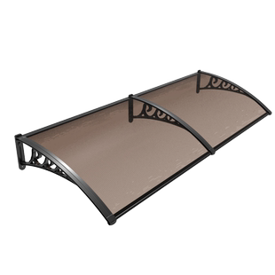 雨棚屋檐家用新型遮阳棚户外庭院防雨门窗阳台挡雨板耐力板安装