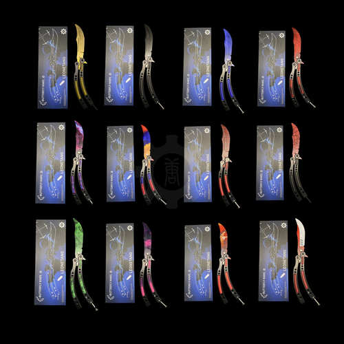 CSGO游戏周边蝴蝶刀实物模型