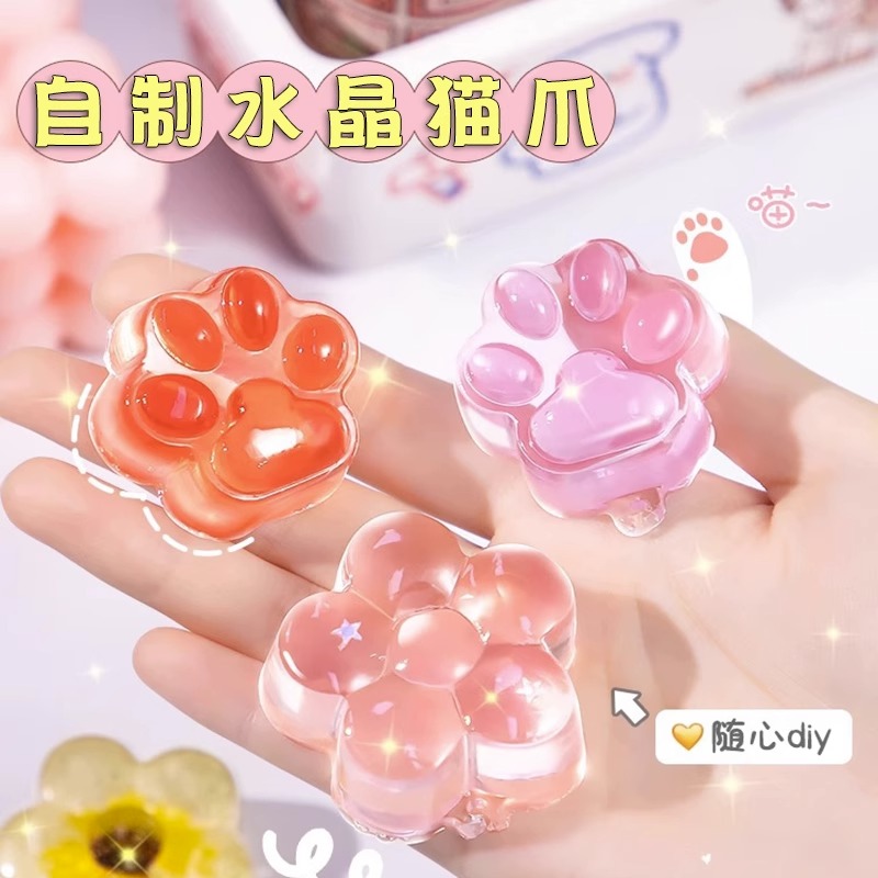 diy手工制作，火漆捏捏乐果冻蜡