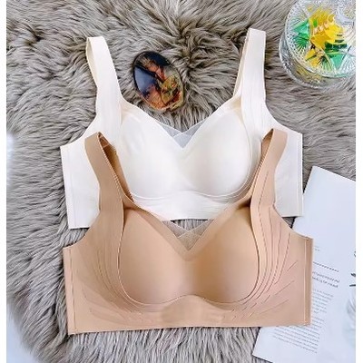 软支撑无痕内衣女小胸聚拢调整型文胸无钢圈上托防下垂收副乳胸罩