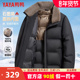 中老年男士 鸭鸭爸爸冬装 羊毛领羽绒服新款 加厚保暖鸭绒外套中年