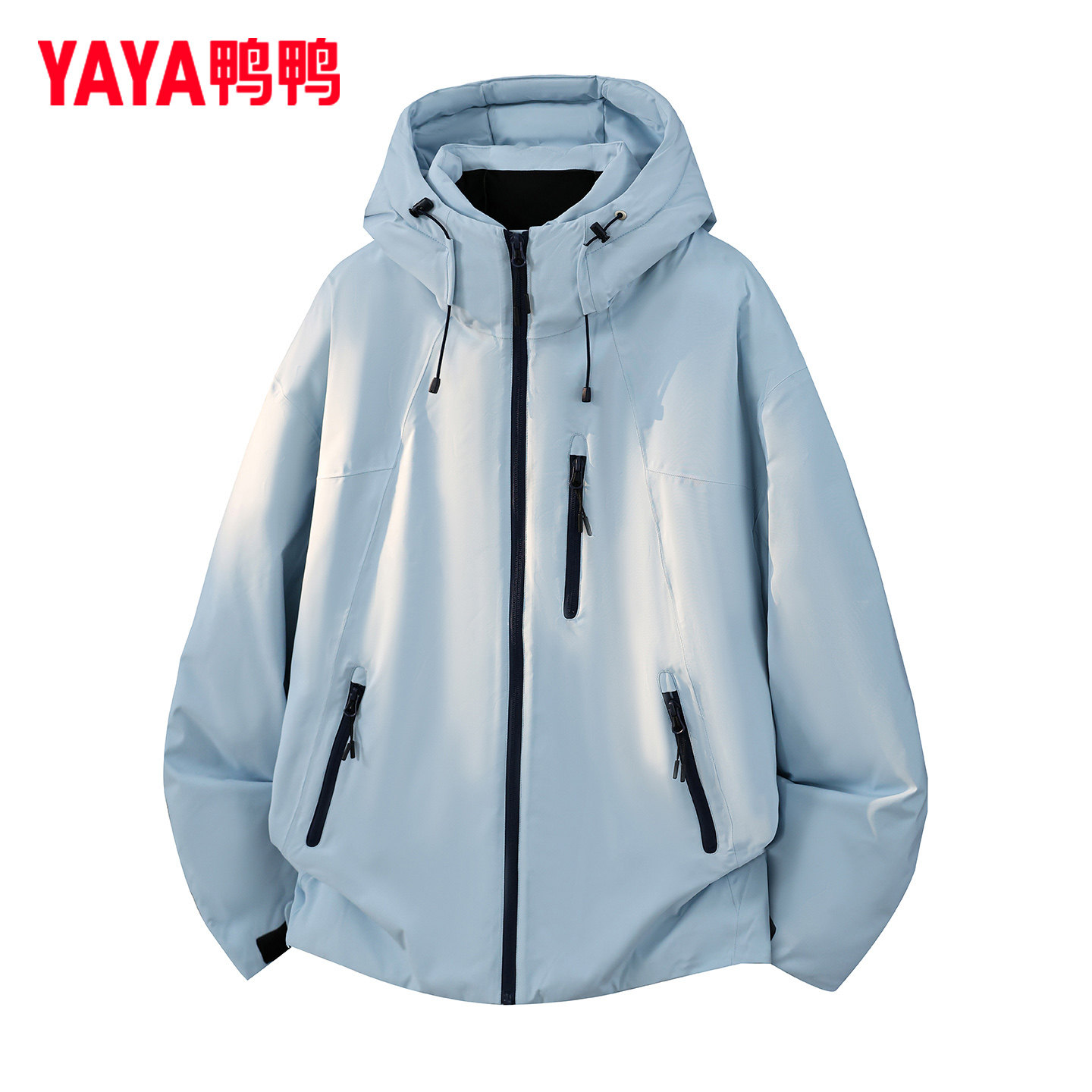 鸭鸭户外冲锋羽绒服男