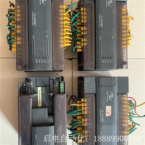 拆机汇川PLC型号H2U-2416MT-XP实物拍摄成