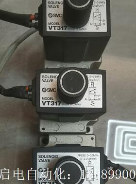 SMC型号VT317电磁阀实物照片,三个#iSMC#气