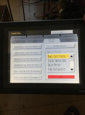 NS8TV00BECV2欧姆龙触摸屏显示正常功能完好议价