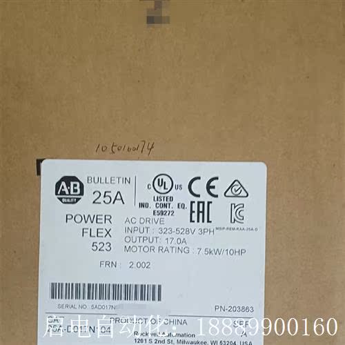 AB.罗克韦尔25A-Da017N104现货