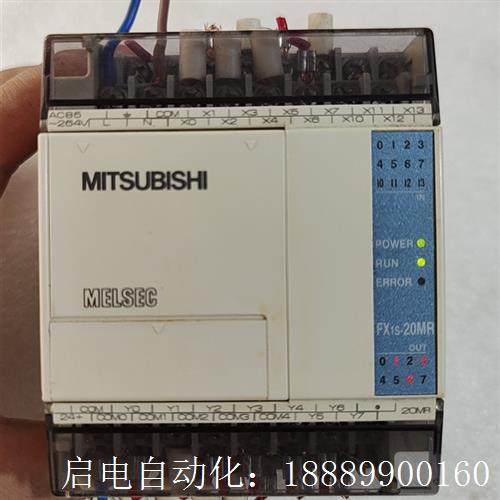 拆机三菱1S系列PLC型号FPX1S-20MR-001