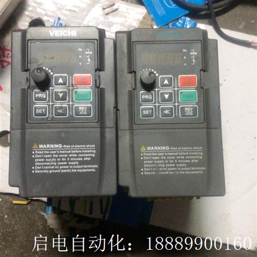 伟创变频器38A0V0.75KW刚刚从设备拆下来成色不错有需要