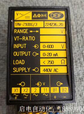 丹控TAV-210DG/3,成色如图所示,无损拆机件,请查看