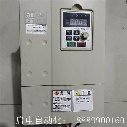 拆机安达变频器VCDs2000M4T0055B,5.5