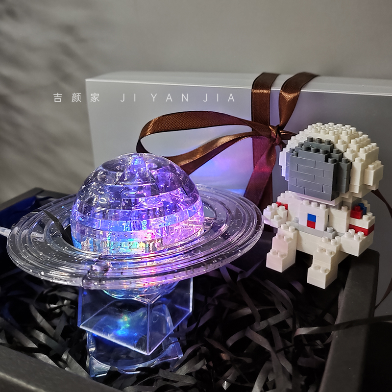 土星星球3d立体拼图男女生日礼物手工拼装减压diy学生礼品ins摆件